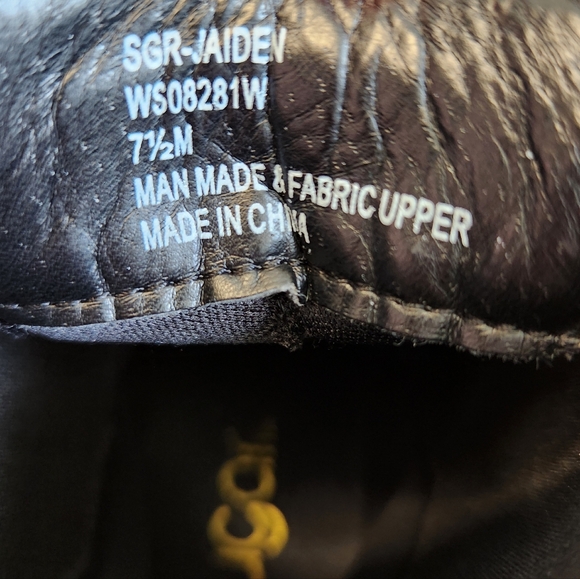 Sugar Jaiden chunky Chelsea boots black size 7.5 - Picture 6 of 6